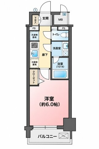 ディアレイシャス矢場町の間取り