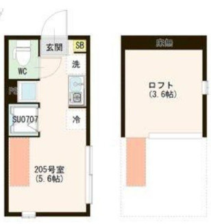 ハーモニーテラス早宮Ⅱの間取り