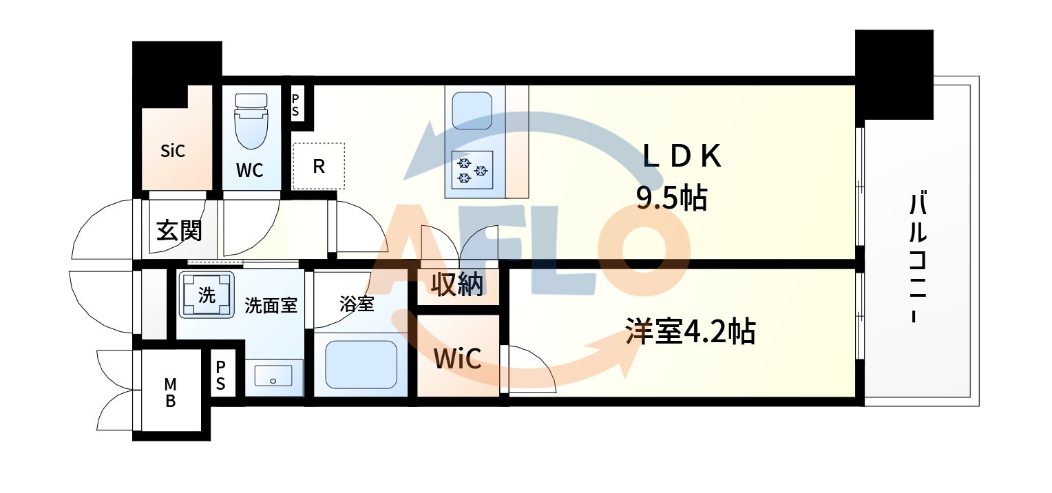 STANDZ新大阪の間取り|STANDZ新大阪　間取り