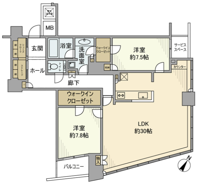 ザ・タワー大阪の間取り|ザ・タワー大阪　間取り
