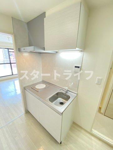 大阪市東淀川区東中島１丁目の賃貸マンションのキッチン