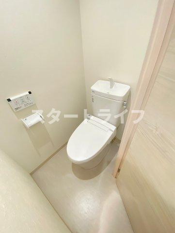 大阪市東淀川区東中島１丁目の賃貸マンションのトイレ