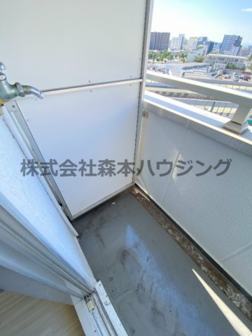 【設備】 | 　ヴィラ守口 | 洗濯機置き場です