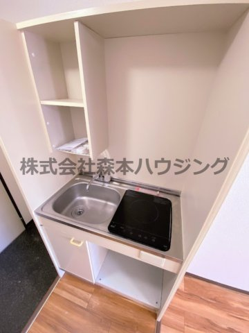 【キッチン】 | 　ヴィラ守口 | コンパクトなキッチンで掃除もラクラク