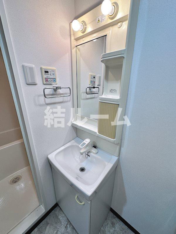 北区赤羽台３丁目の賃貸マンションの洗面所