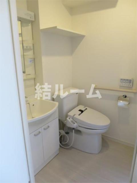 板橋区大谷口北町の賃貸マンションのトイレ