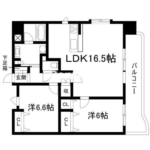 ESPERANZA　Mの間取り