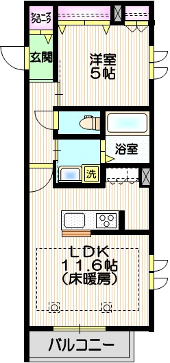 パークメゾン高鼻の間取り