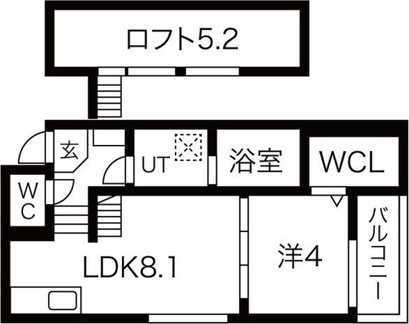 Casa Viola 栄生の間取り