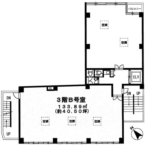 茅場町K-1ビルの間取り