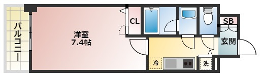 アーバネックス大阪城WESTの間取り