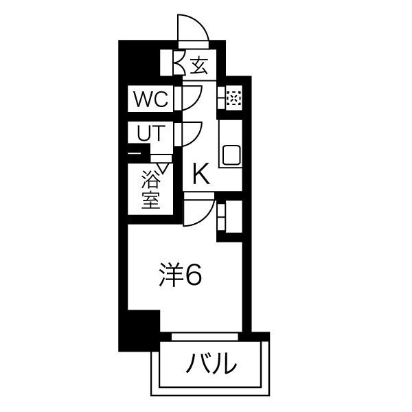 エステート金山の間取り