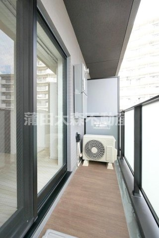 ラフィスタ平和島のバルコニー
