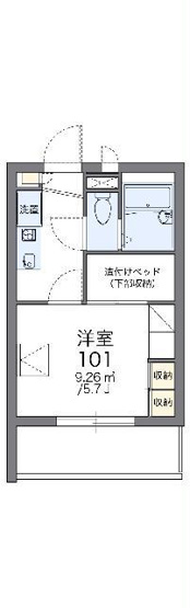 【間取り】 | レオパレスＳｅｎｓｕｉ |  