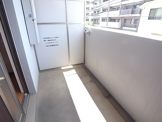 ノブレ甲子園口のバルコニー