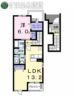 【間取り】 | ファイン　シーダー　西尾市徳次町