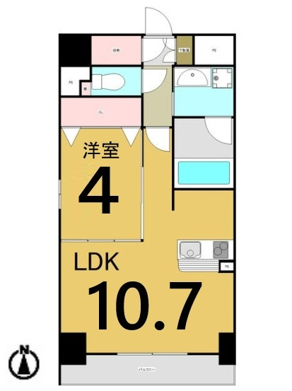 【間取り】 | S-FORT熱田六番