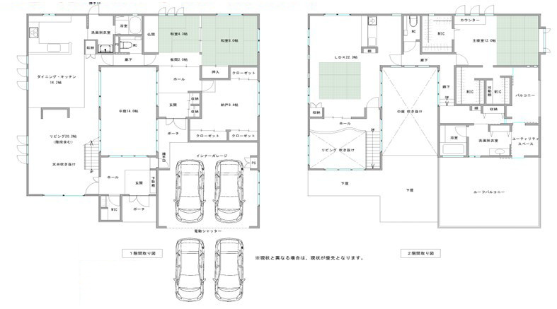 明石市大久保町福田1丁目　中古戸建の間取り