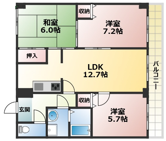 ココ川崎の間取り