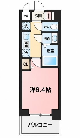 プレサンス名古屋菊井セルカの間取り