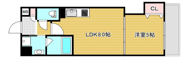 【間取り】 | セレニティ小若江B棟