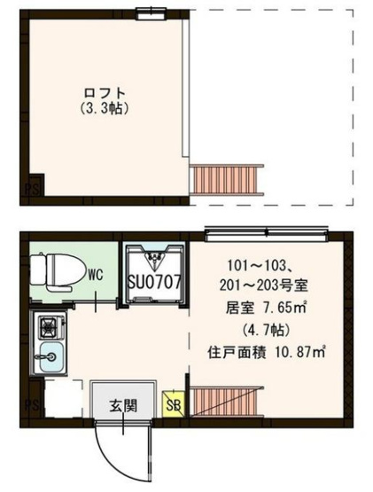 【間取り】 | ハーモニーテラス東品川