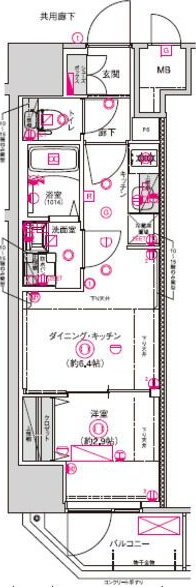 CREST TAPP名古屋山王の間取り