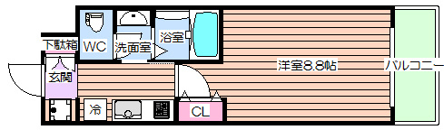 【間取り】 | エル海老江