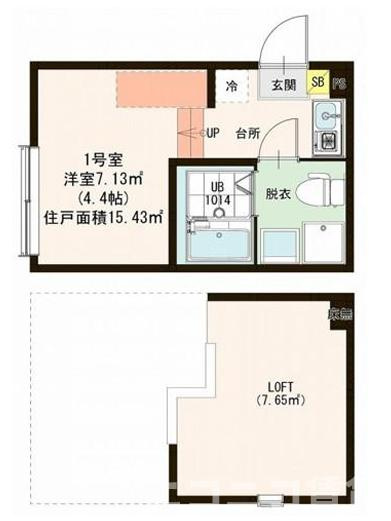 【間取り】 | ハーモニーテラス西高島平