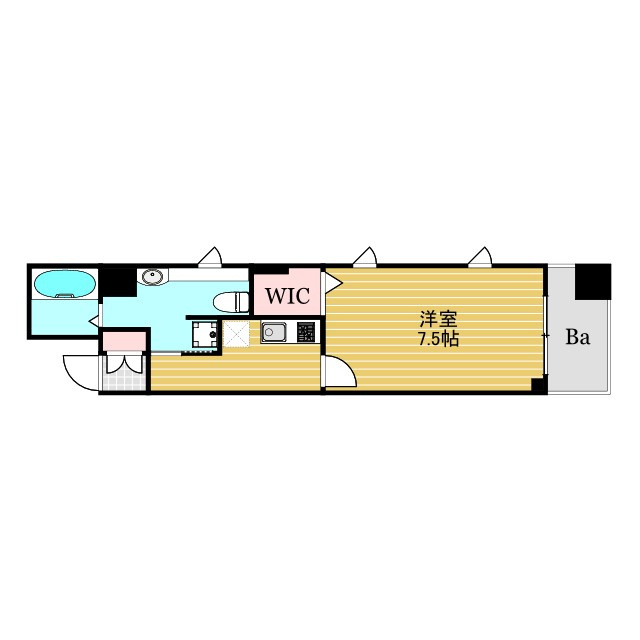 セレッソコートリバーサイドOSAKAの間取り