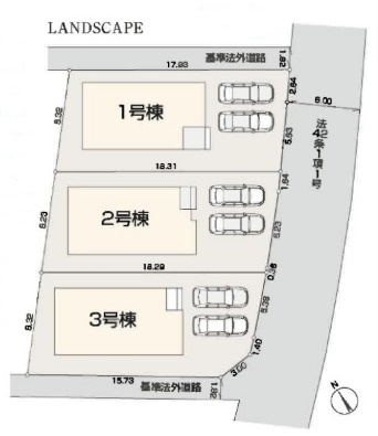 【区画図】 | ご家族様のプライベート空間が確保できる素敵な間取りです。また敷地ゆったりですので、おうち時間を楽しむのにもぴったりですね♪