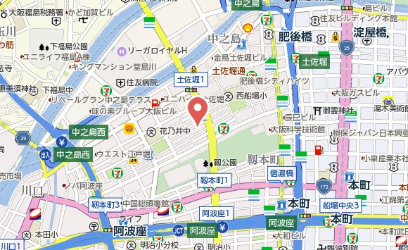 【地図】 | 藤の邸 京町堀