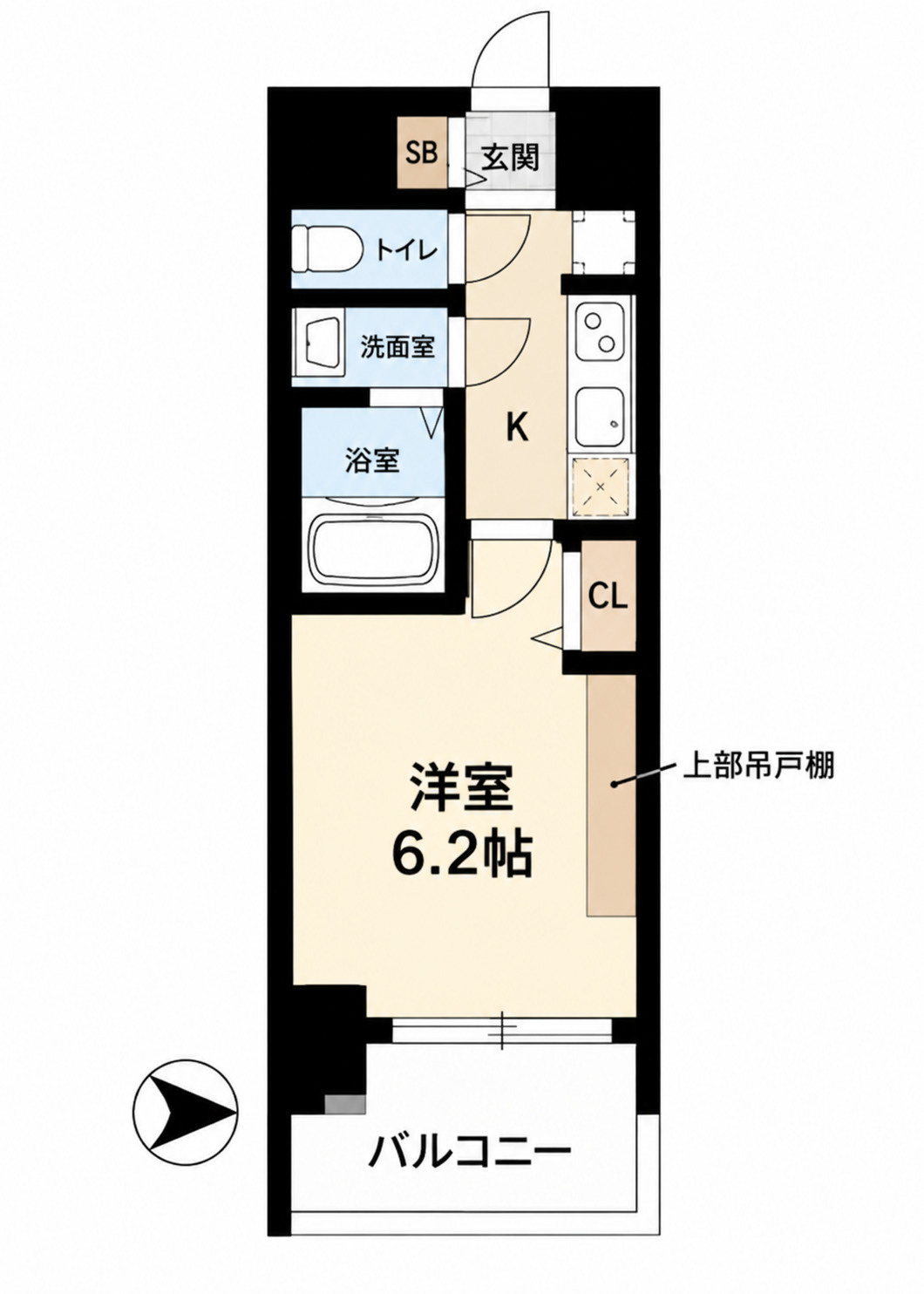 プレサンス名古屋ルクソリアの間取り
