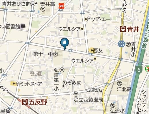 【地図】 | ラウレア五反野(ラウレアゴタンノ) 
