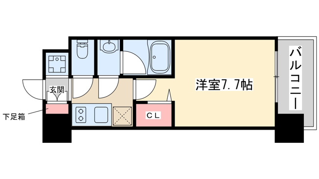 【間取り】 | ファーストステージ江坂パークサイド