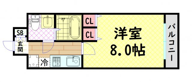 【間取り】 | ドミール桜川