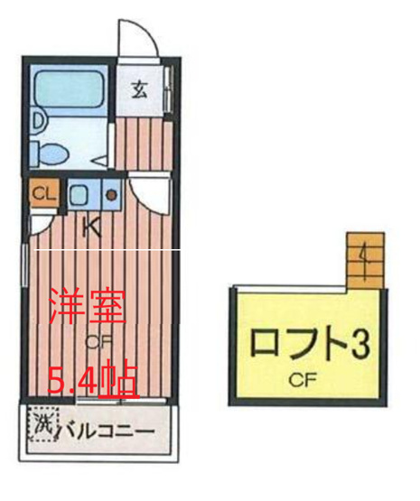【間取り】 | コープマリン旗の台