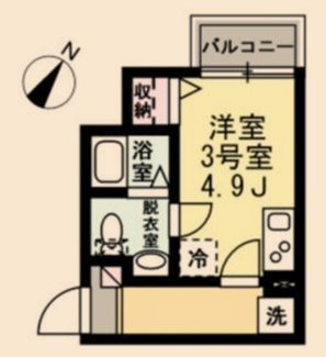 【間取り】 | ベイルーム妙蓮寺