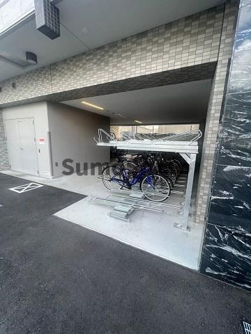 大阪市西淀川区千舟１丁目の賃貸マンションのエントランス|外観は落ち着いています