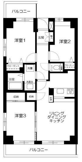 【間取り】 | ＥＳ－Ｇｒａｎｄｅ錦糸町