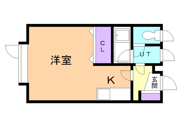 フラワーコーポの間取り