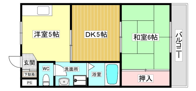 【間取り】 | トリヴァンベール樋ノ口