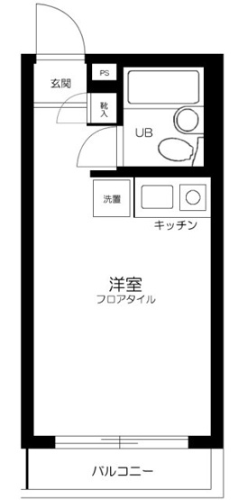 【間取り】 | オリエンタル新丸子Ⅲ
