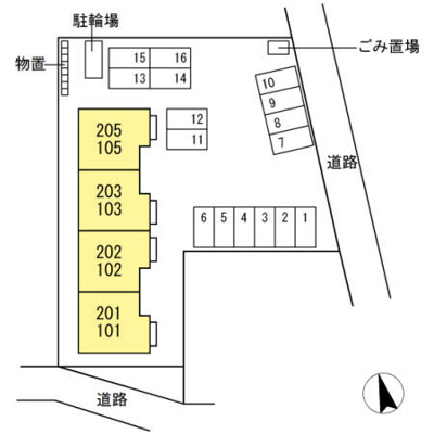 【区画図】 | レジデンス東福原