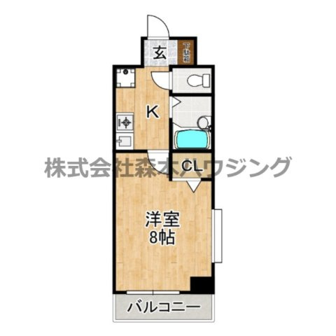 【間取り】 | 　メリックビルⅡ