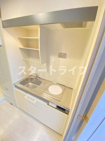 大阪市淀川区十三本町１丁目の賃貸マンションのキッチン