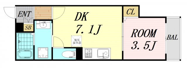 アート垂水町　仲介手数料無料の間取り