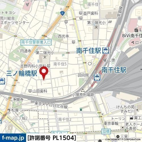 Comfort南千住の地図