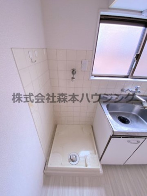 【設備】 | 　GM栄町 | 室内洗濯機置き場です