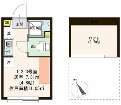 【間取り】 | ハーモニーテラス要町